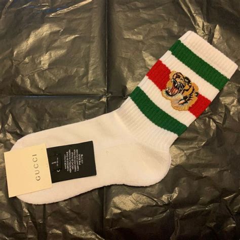 fake gucci socks tiger|Gucci stretch socks.